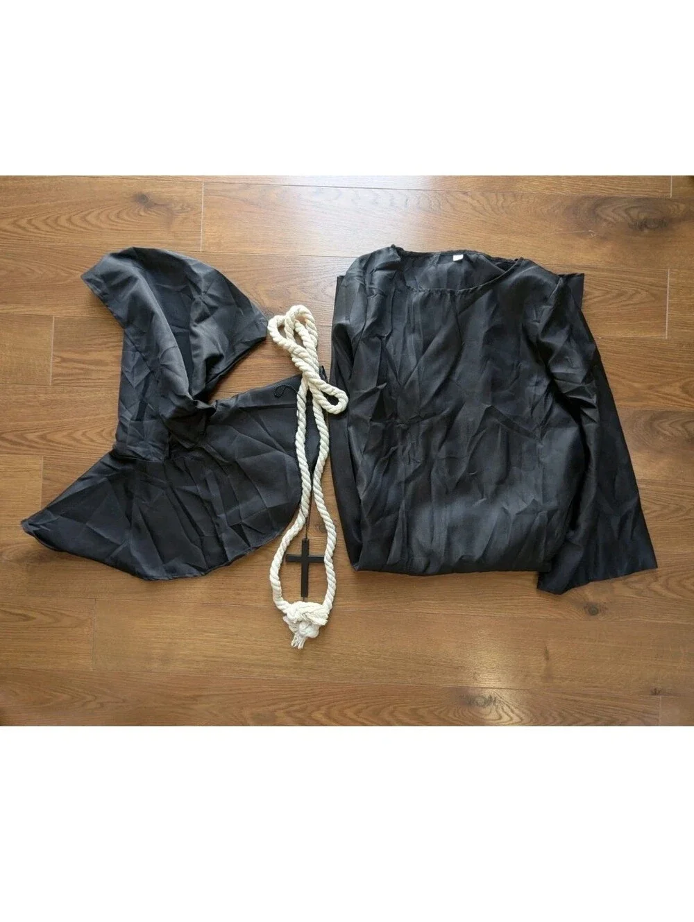 Medieval Monk Costume 4 Piece Set Kids Medium Renaissance